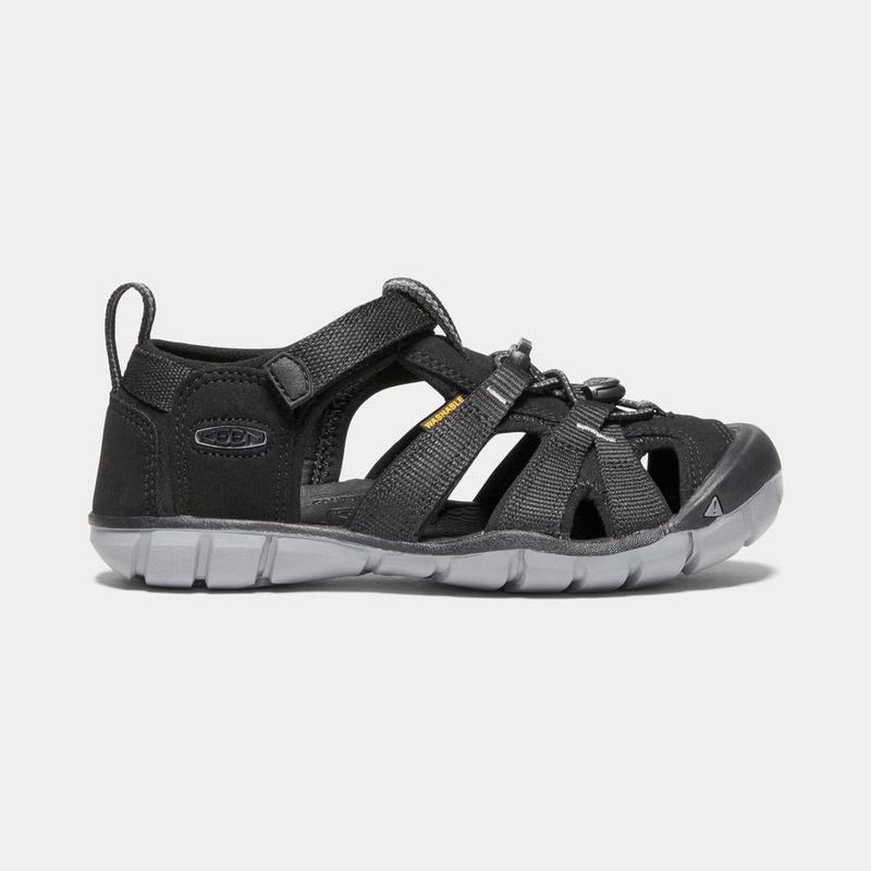 Keen Seacamp II Cnx Kids Sandals Black NZ Sale (8937-DBPRA)